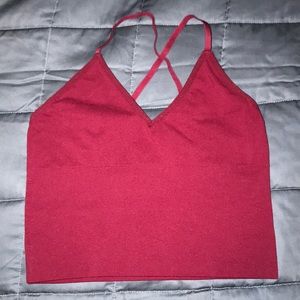Girls Who Lift Cross-Back Crop Top